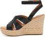 UGG Sandalen Dames W Careena Maat: 39 Materiaal: Leer Kleur: Zwart - Thumbnail 7