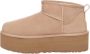 UGG Vachtlaarzen Dames W Classic Ultra Mini Platform Maat: 42 Materiaal: Suède Kleur: Beige - Thumbnail 10