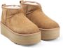 UGG Vachtlaarzen Dames W Classic Ultra Mini Platform Maat: 37 Materiaal: Suède Kleur: Cognac - Thumbnail 8