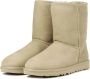 UGG Enkellaarsjes Dames Laarzen Damesschoenen Suède classic short II Zand - Thumbnail 2