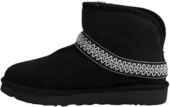 Ugg Suede Enkellaarzen Damescollectie Black Dames