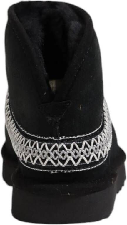 Ugg Suede Enkellaarzen Damescollectie Black Dames