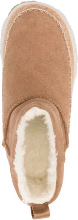 Ugg Suède Gevoerde Enkellaarzen Brown Dames