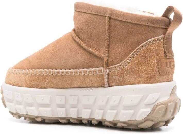 Ugg Suède Gevoerde Enkellaarzen Brown Dames