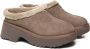 Ugg Suede Klompen met Rubber Hak Brown Dames - Thumbnail 3