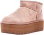 UGG Vachtlaarzen Dames W Classic Ultra Mini Platform Maat: 42 Materiaal: Suède Kleur: Beige - Thumbnail 11