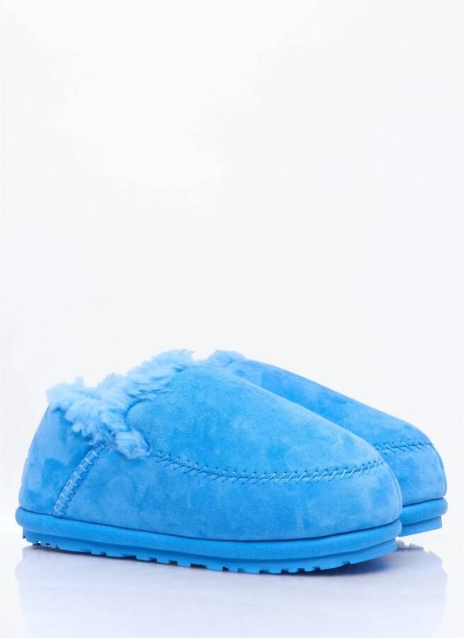 Ugg Suède Pantoffels met Poron Voetbed Blue Heren