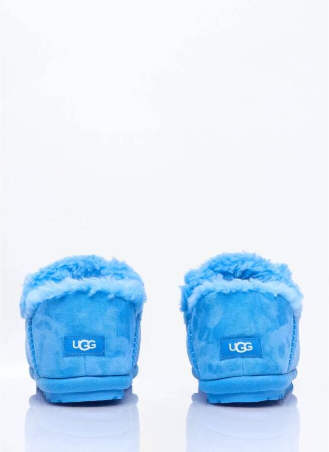 Ugg Suède Pantoffels met Poron Voetbed Blue Heren