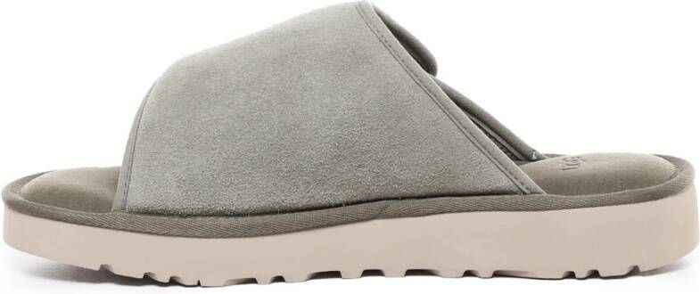 Ugg Suède Sandalen Salie Grijs Polyester Voering Gray Heren