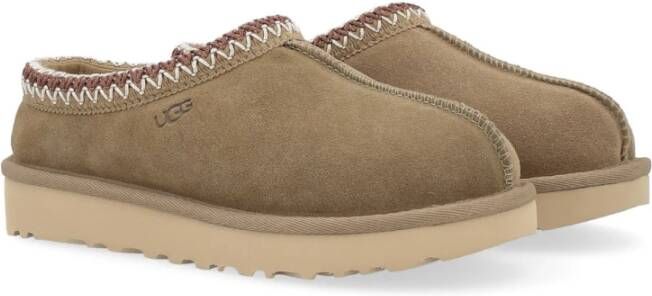 Ugg Suede Tasman Pantoffels in Antilope Green Dames