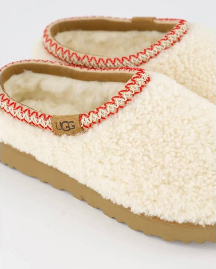 Ugg Tasman Maxi Curly Pantoffels Beige Dames