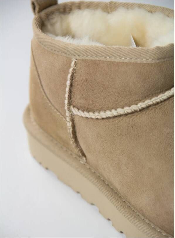 Ugg Ultra Mini Classic Laarzen Beige Dames