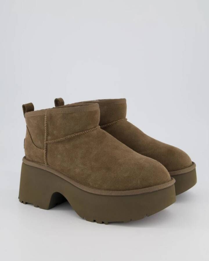 Ugg Ultra Mini Hickory Boots Brown Dames