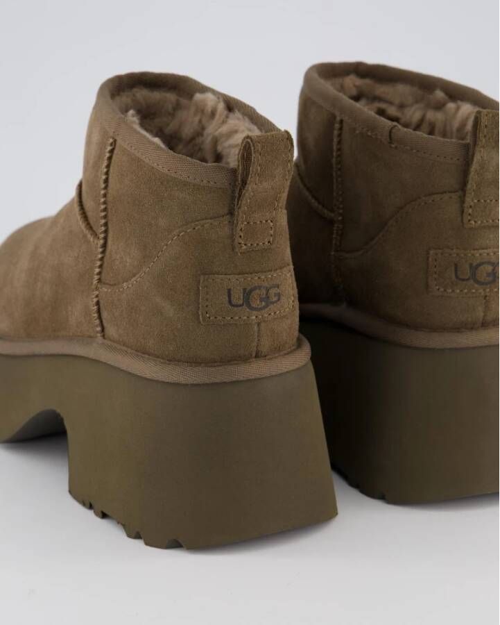 Ugg Ultra Mini Hickory Boots Brown Dames