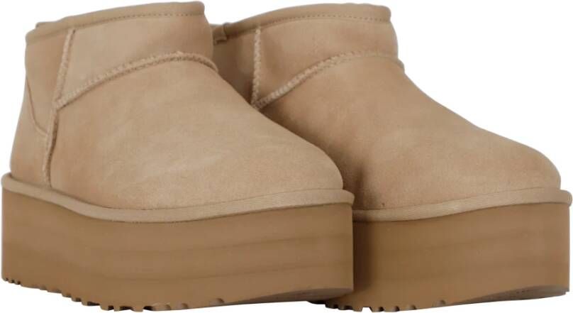 Ugg Ultra Mini Platform Classic Laarzen Brown Dames