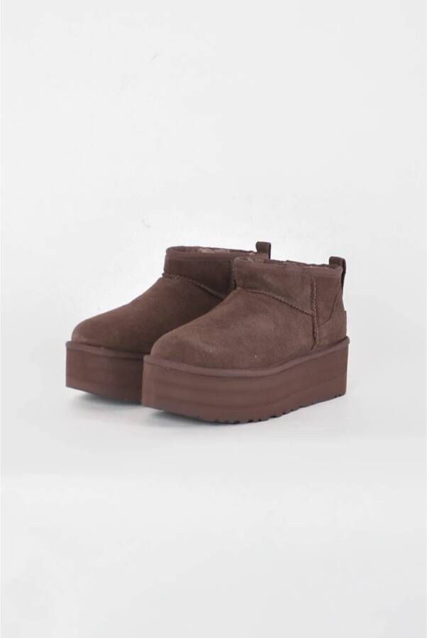 Ugg Ultra Mini Platform Laarzen Brown Dames