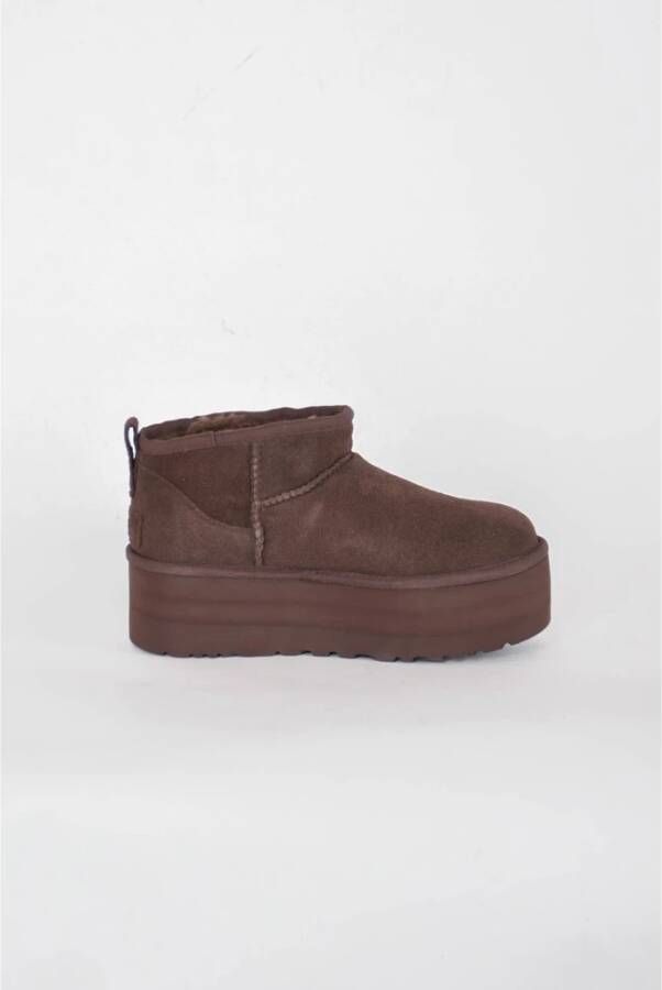 Ugg Ultra Mini Platform Laarzen Brown Dames