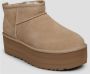 Ugg Ultra Mini Platform Suède Laarzen Brown Dames - Thumbnail 2