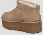 Ugg Ultra Mini Platform Suède Laarzen Brown Dames - Thumbnail 4