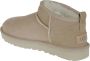 Ugg Ultra Mini Sheepskin Suede Boot Beige Dames - Thumbnail 3