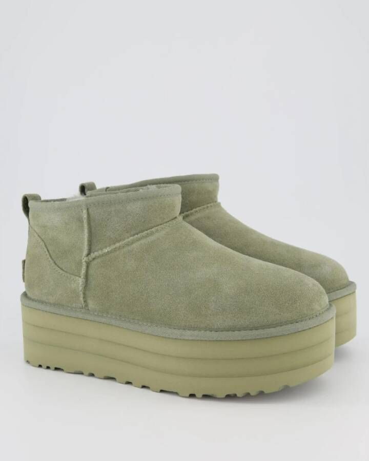 Ugg UltraMini Platform Laarzen Green Dames