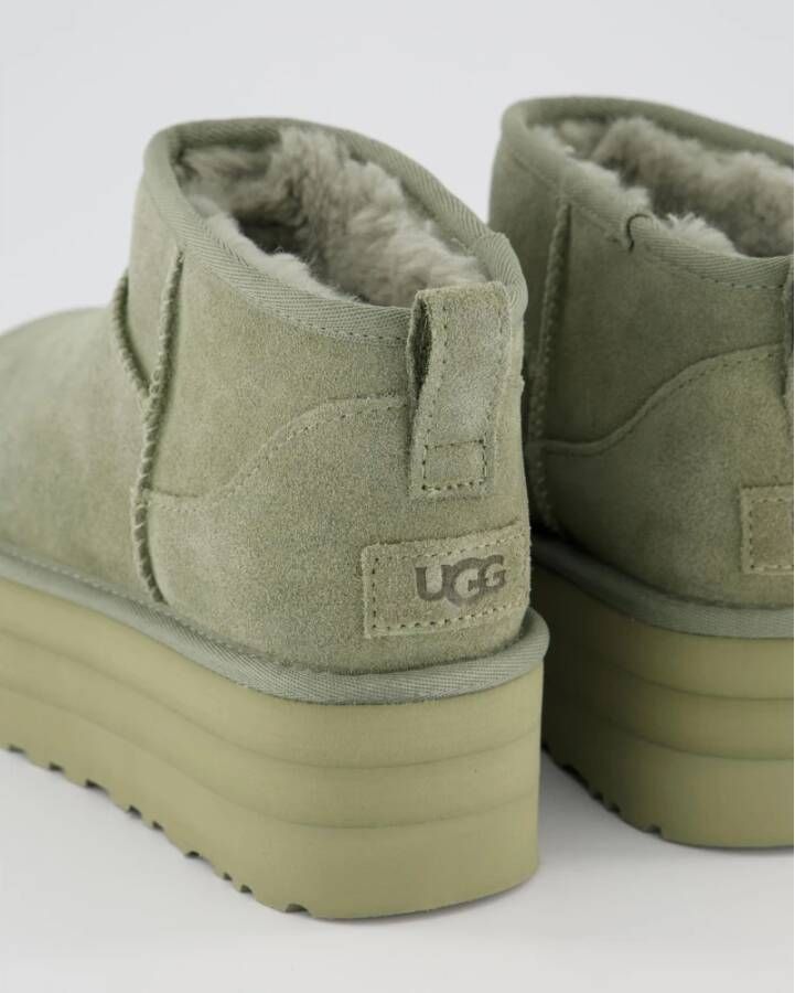 Ugg UltraMini Platform Laarzen Green Dames