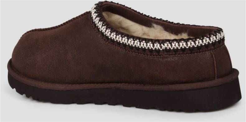 Ugg Verouderde wollen pantoffels Fw24 Brown Heren