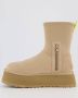 Ugg Klassieke Chestnut Dipper Laarzen Beige Dames - Thumbnail 13