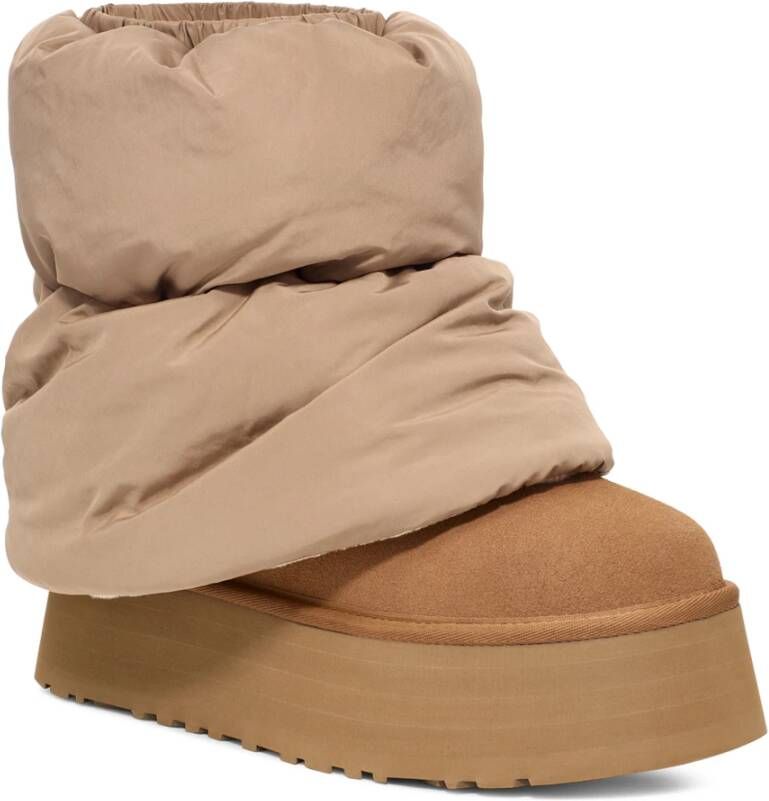 Ugg W Classic Mini Dippe Beige Dames