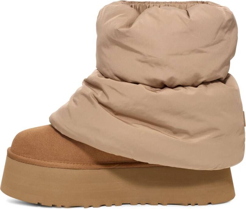 Ugg W Classic Mini Dippe Beige Dames