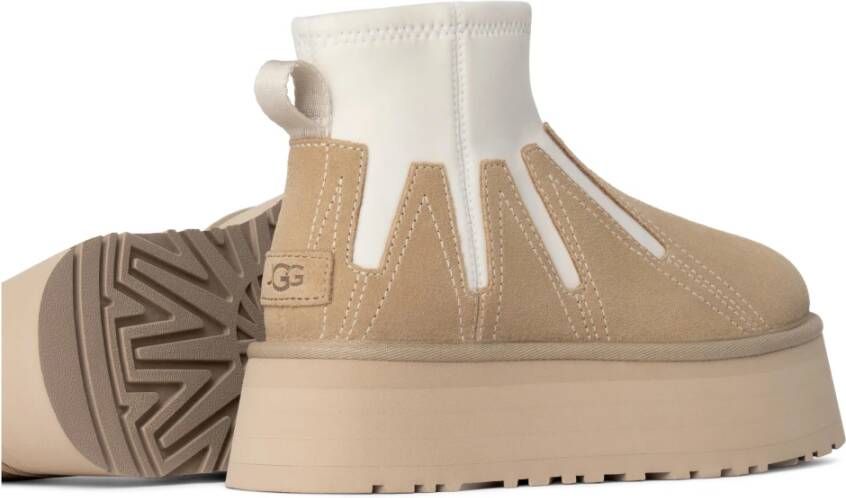 Ugg W Classic Mini Dippe Beige Dames