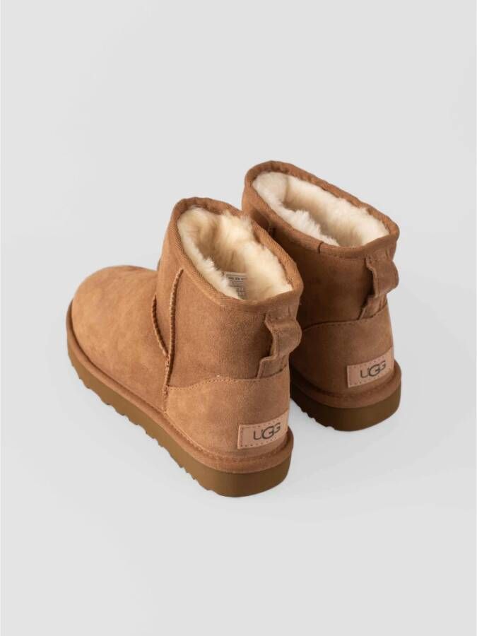 Ugg Warm ronde neus instaplaarzen Brown Dames