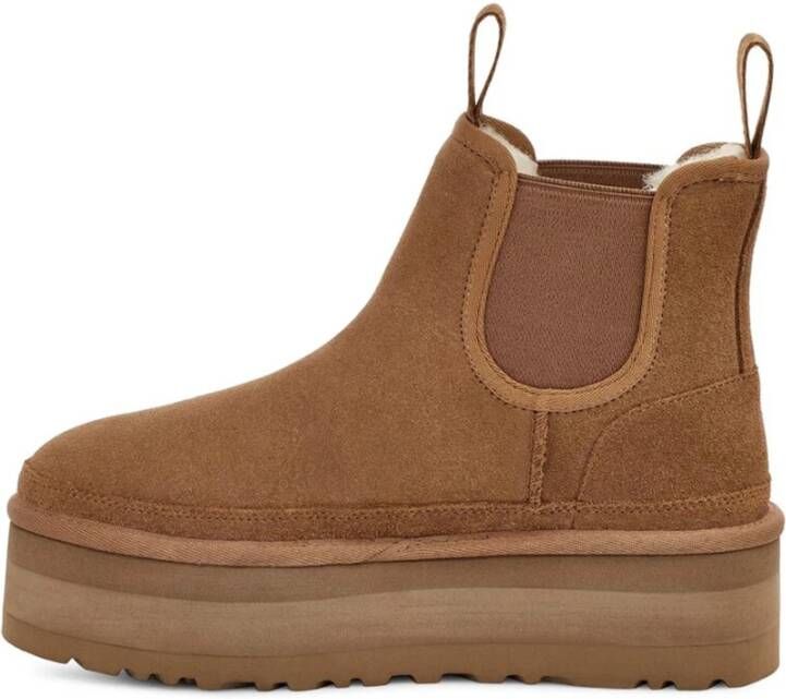 Ugg Warme en trendy Chelsea-laarzen Brown Dames