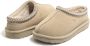 Bruin Tinten W Tasman Pantoffels Sloffen Dames Beige - Thumbnail 4