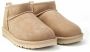 Ugg Klassieke Ultra Mini Sheepskin Laarzen Beige Dames - Thumbnail 14