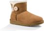 UGG Vrouwen Suède Enkellaarsjes Laarzen Damesschoenen 1016422 Cognac - Thumbnail 12