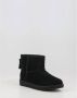 UGG Vachtlaarzen Dames W Classic Mini Logo Zip Maat: 36 Materiaal: Suède Kleur: Zwart - Thumbnail 9