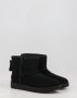 UGG Vachtlaarzen Dames W Classic Mini Logo Zip Maat: 36 Materiaal: Suède Kleur: Zwart - Thumbnail 11