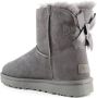 Ugg W Mini Bailey Bow II suede snow boots Grijs Dames - Thumbnail 3