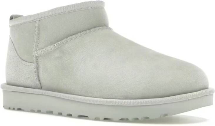 Ugg Witte Klassieke Ultra Mini Enkellaarzen White Dames