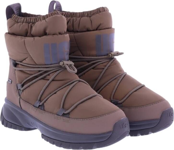 Ugg Yose Puffer Mid Grijs Dames