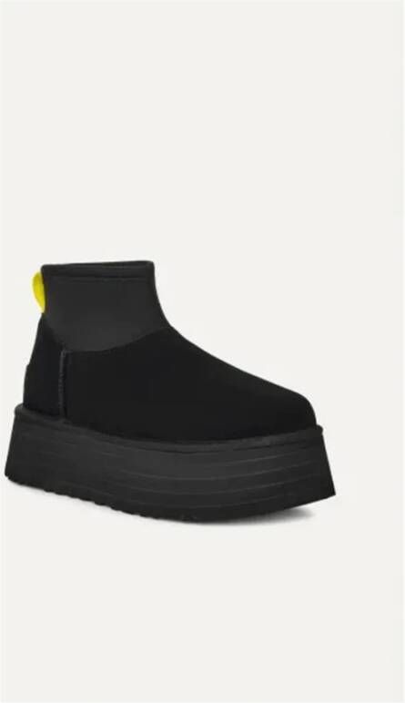 Ugg Zwarte Classic Mini Dipper Laarzen Black Dames