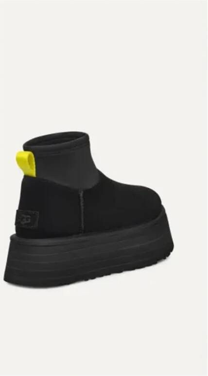 Ugg Zwarte Classic Mini Dipper Laarzen Black Dames