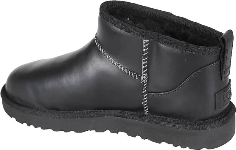 Ugg Zwarte Enkellaarsjes Dames Stijl Black Dames