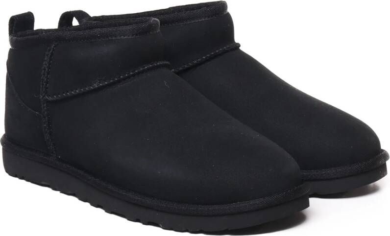 Ugg Zwarte enkellaarsjes met interne padding Black Heren