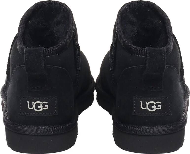 Ugg Zwarte enkellaarsjes met interne padding Black Heren