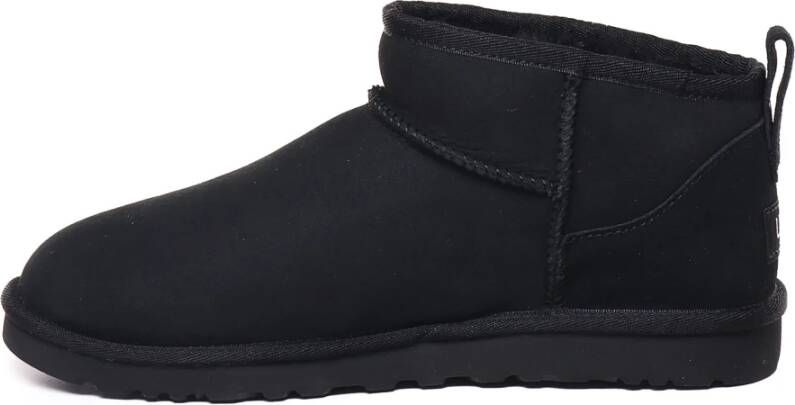 Ugg Zwarte enkellaarsjes met interne padding Black Heren