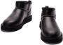 Ugg Zwarte leren enkellaarsjes met borduursels Black Heren - Thumbnail 4