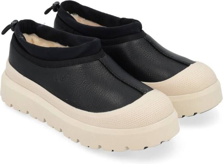 Ugg Zwarte leren hybride weerslippers Black Heren