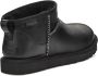 Ugg Zwarte Leren Klassieke Ultra Mini Laarzen Black Heren - Thumbnail 4